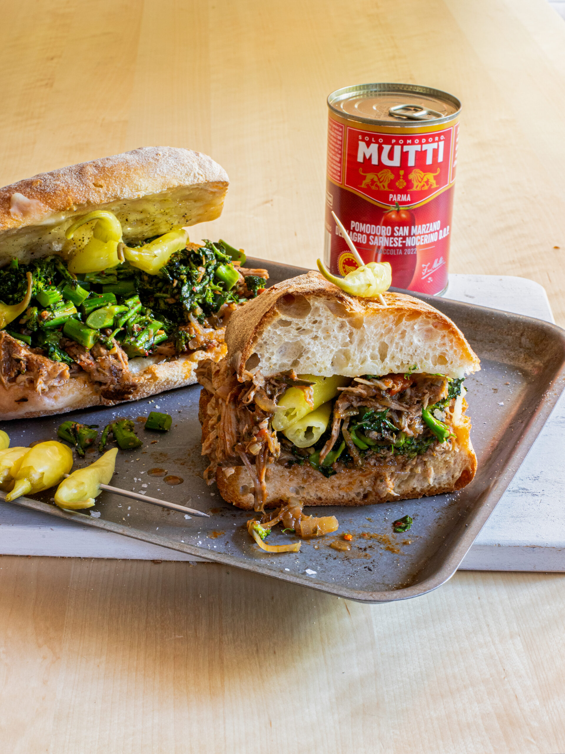 Italian pulled pork with San Marzano Tomatoes