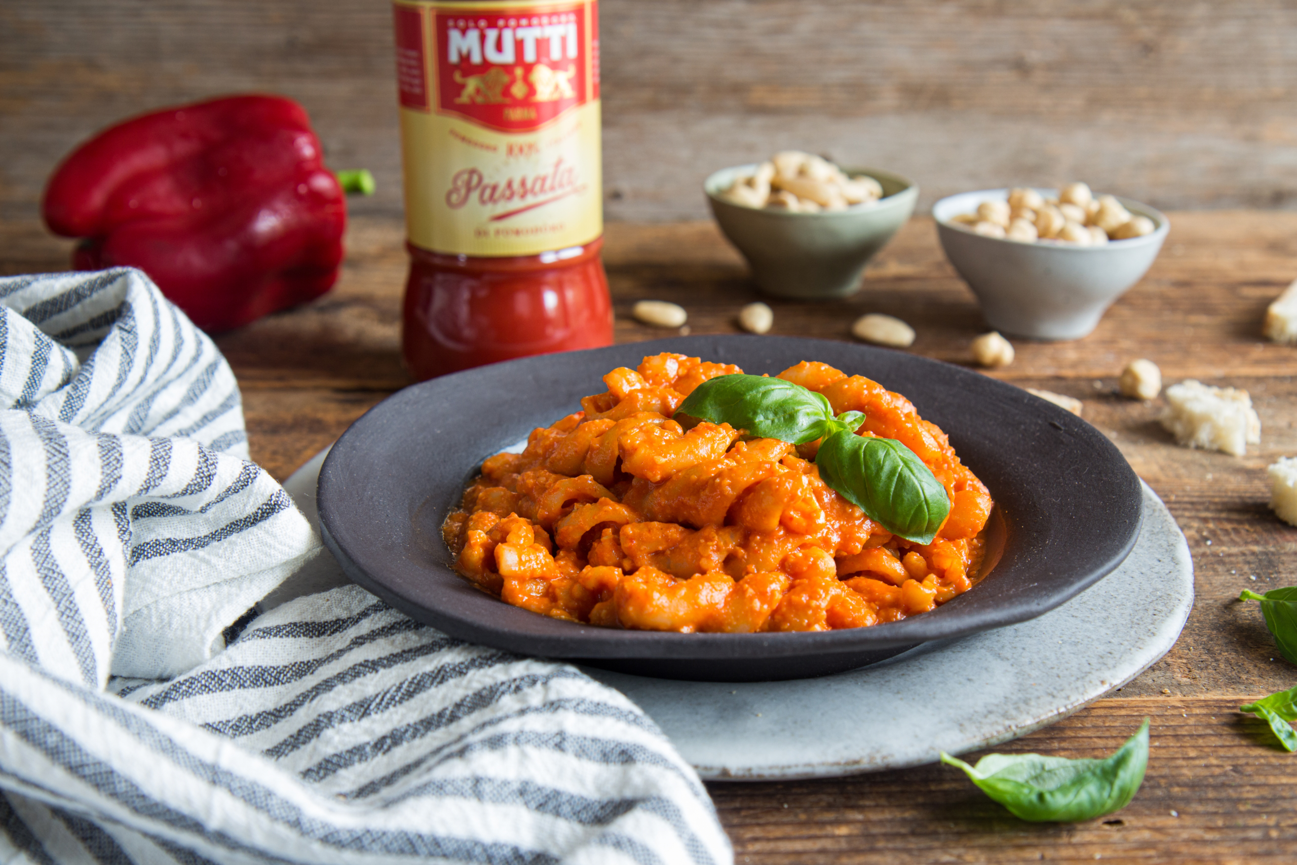 Pasta with Romesco Sauce