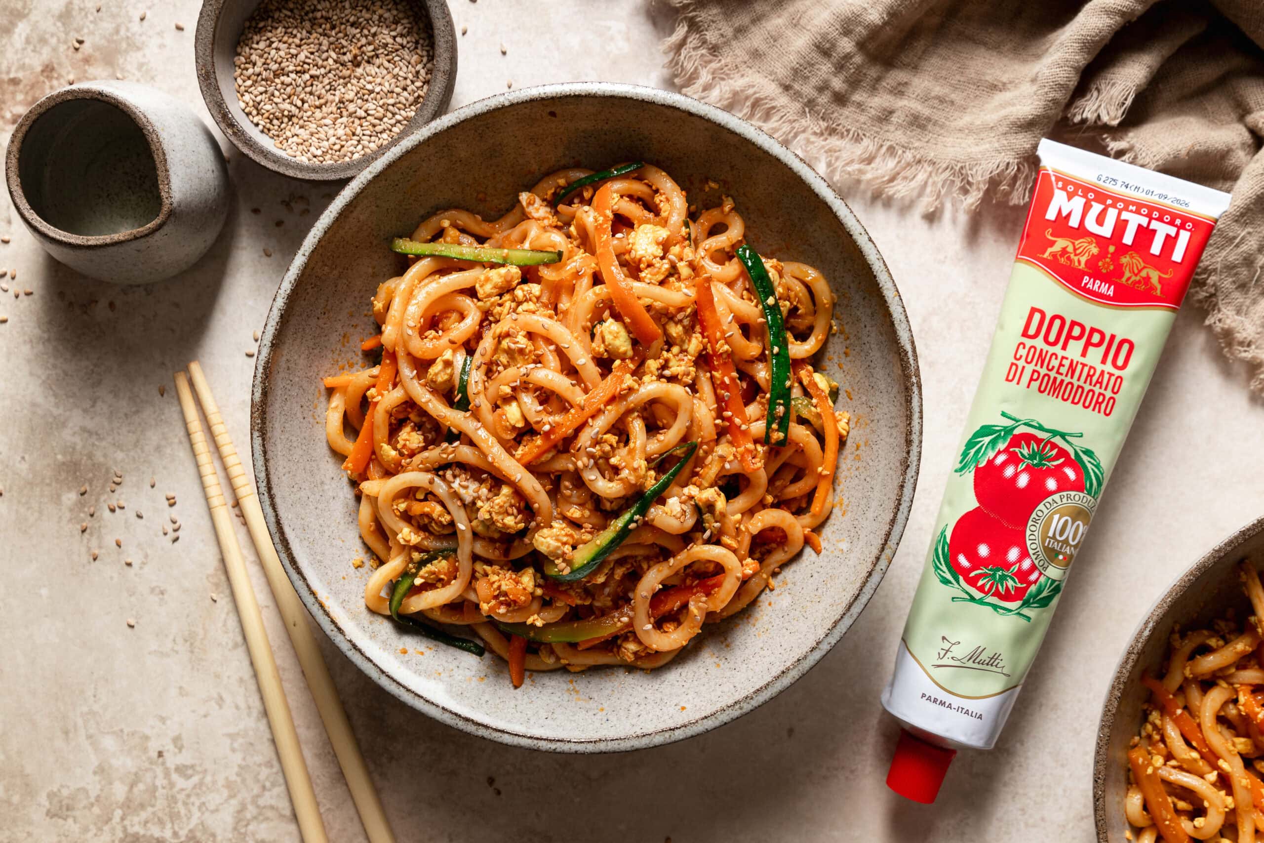 Udon with Tofu and Vegetables