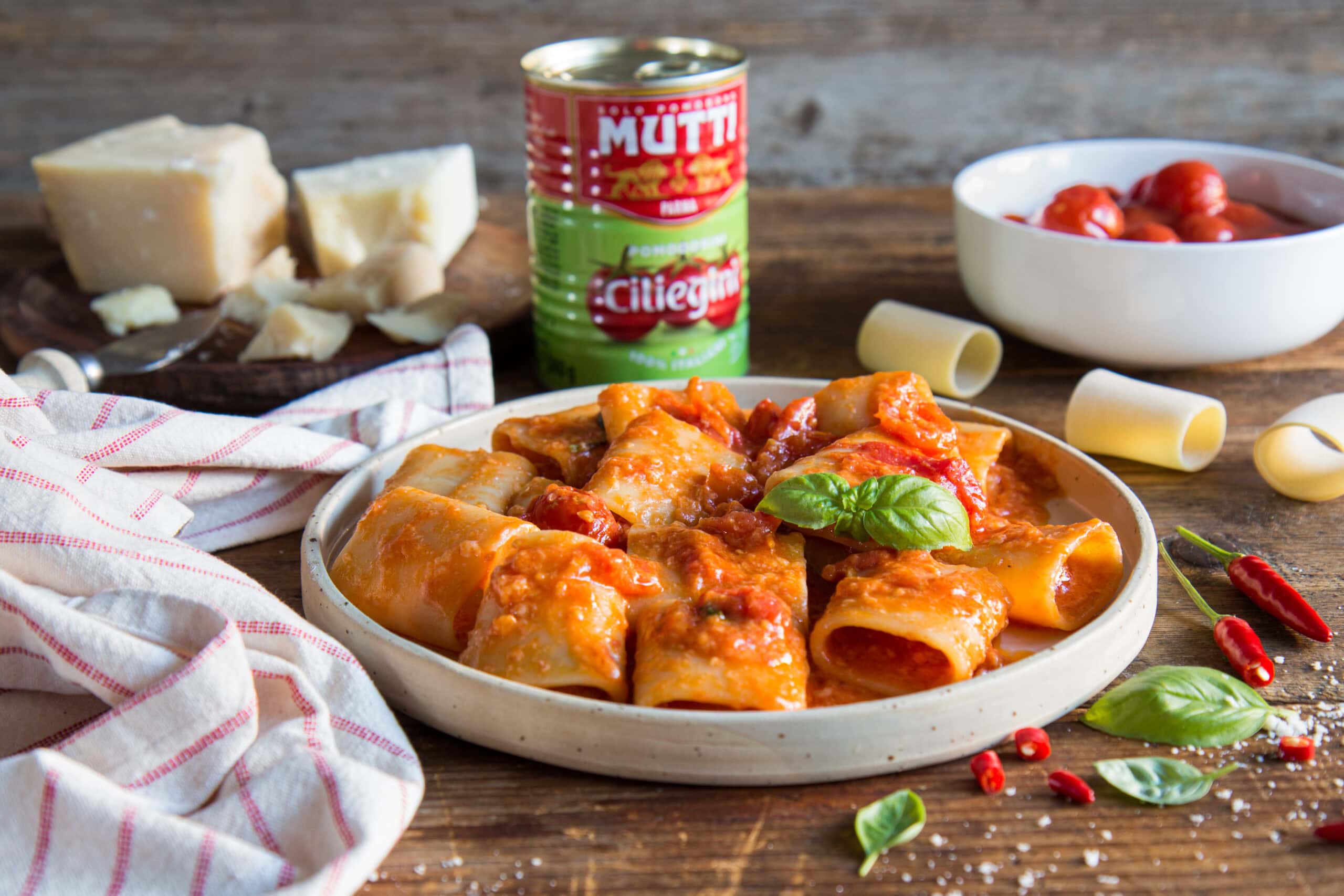 Paccheri allo Scarpariello