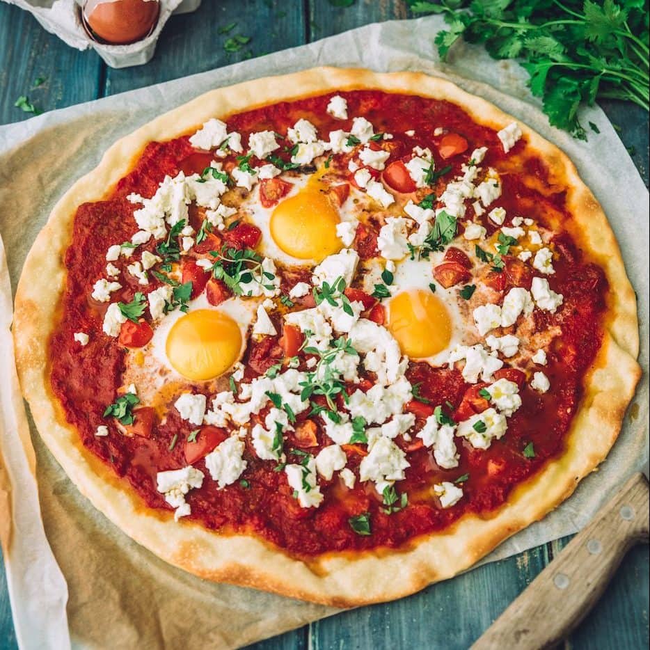 Pizza façon Chakchouka